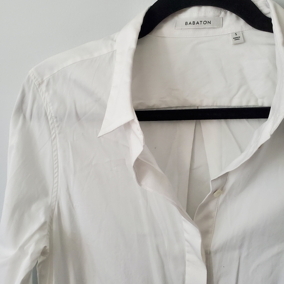 Aritzia Babaton white button down shirt dress - Picture 3 of 11